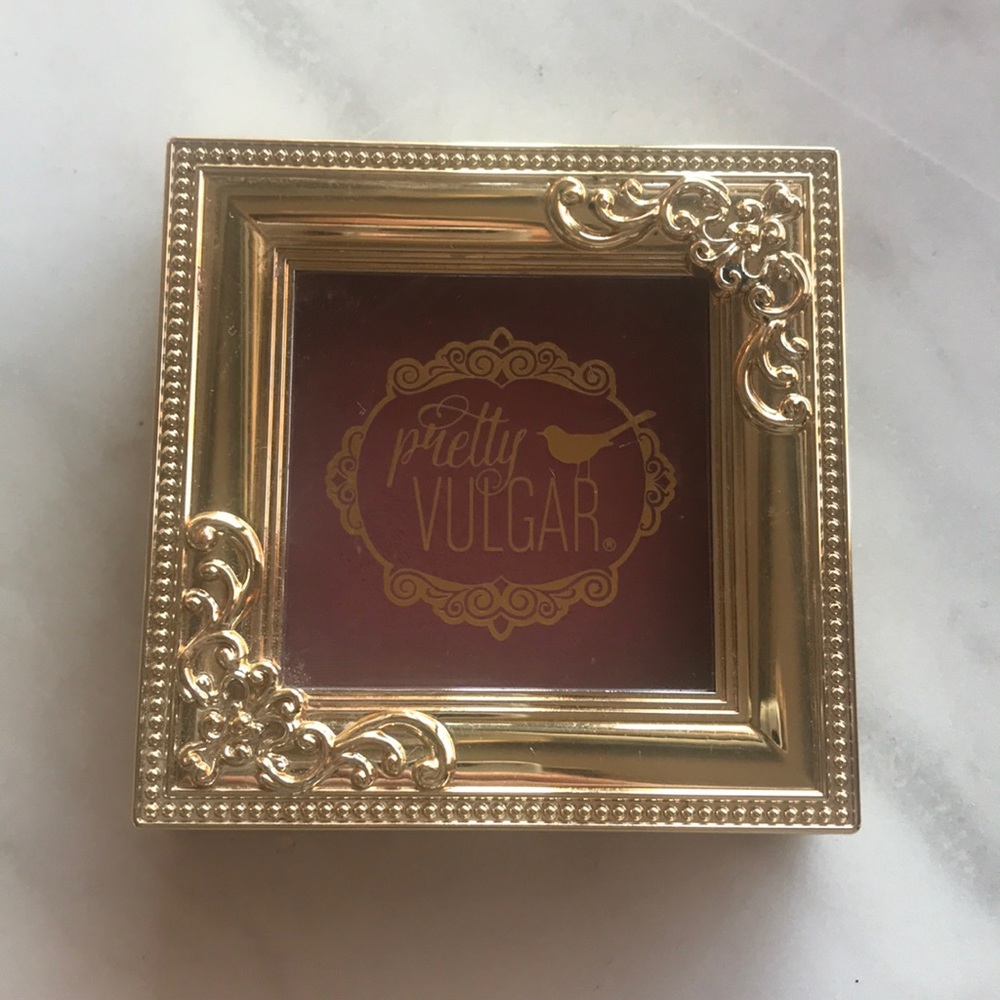 Pretty Vulgar Make then blush in Hush Blush